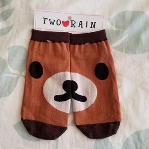Two Rain Rilakkuma Socks (Made in Korea)